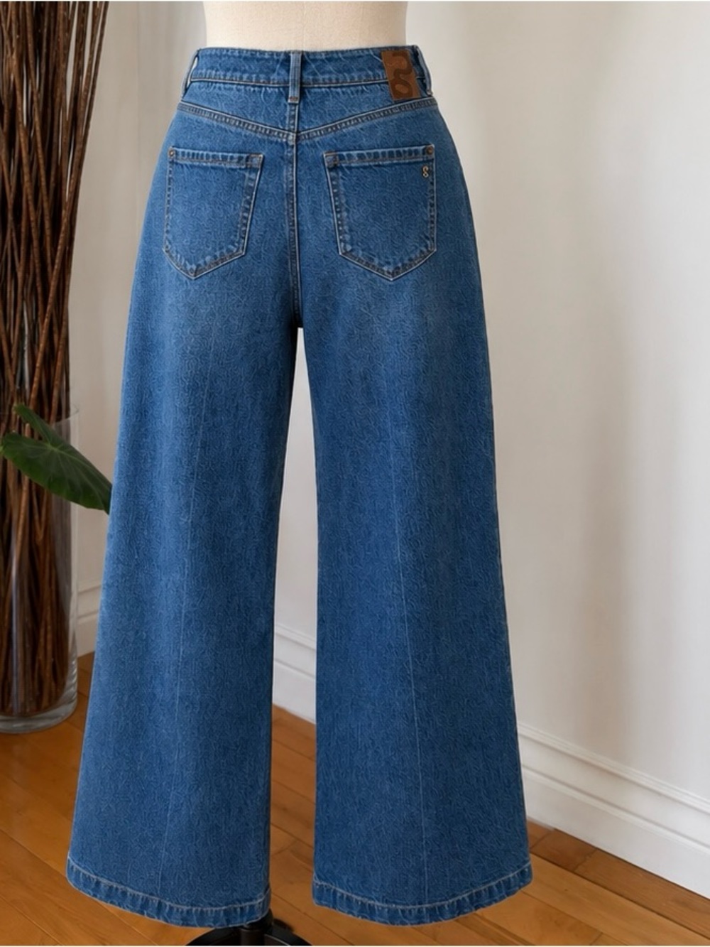 GARDEUR Blue Wide-Leg Women's Jeans - Picture 2 of 12